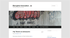 Desktop Screenshot of disruptiveinnovation.se