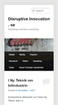 Mobile Screenshot of disruptiveinnovation.se