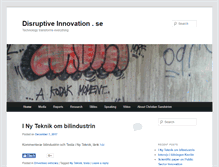 Tablet Screenshot of disruptiveinnovation.se
